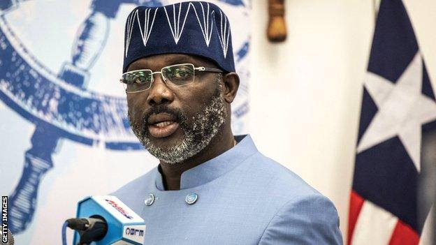 Liberia's President George Weah