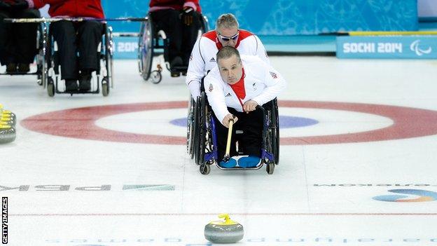 Robert McPherson in action at Sochi 2014