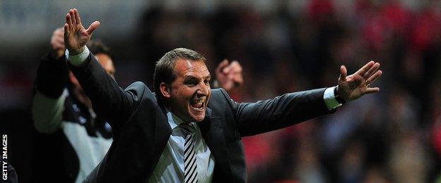 Brendan Rodgers took Swansea into the Premier League