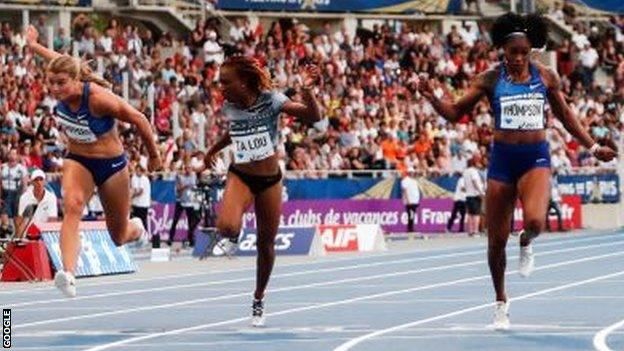 Diamond League women's 100m