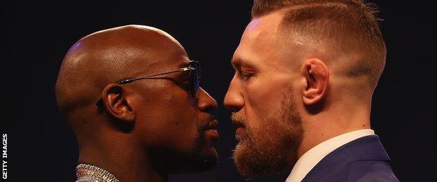 Mayweather and McGregor head-to-head