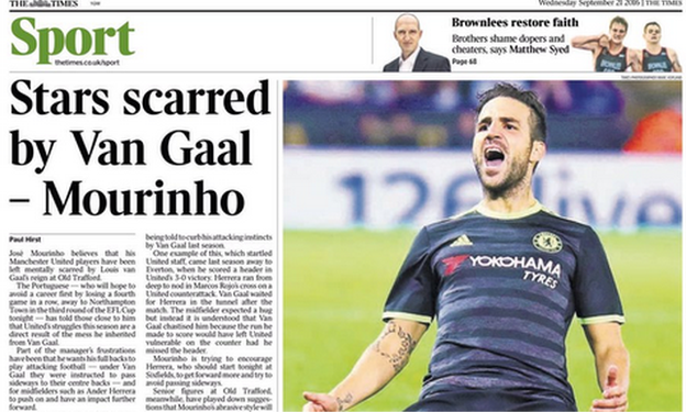 The Times back page