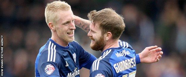 Lex Immers with Aron Gunnarsson