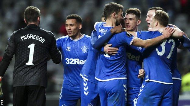 Rangers won 1-0 in Portugal on Wednesday to knock out Sporting Braga