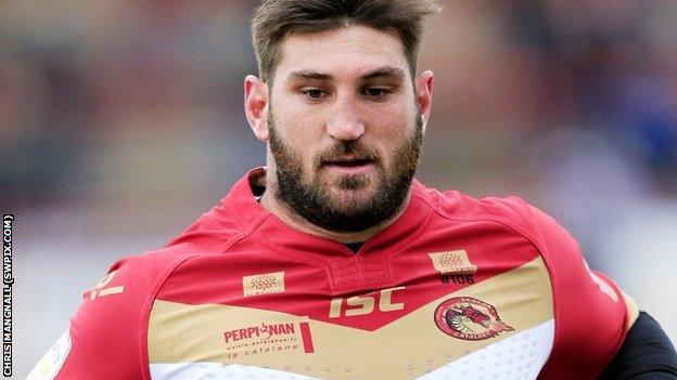 Catalans forward Dave Taylor