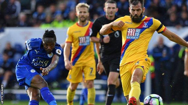 Musa scores his first goal for Leicester