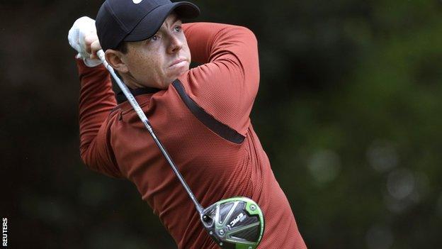 Rory McIlroy at this year's Masters