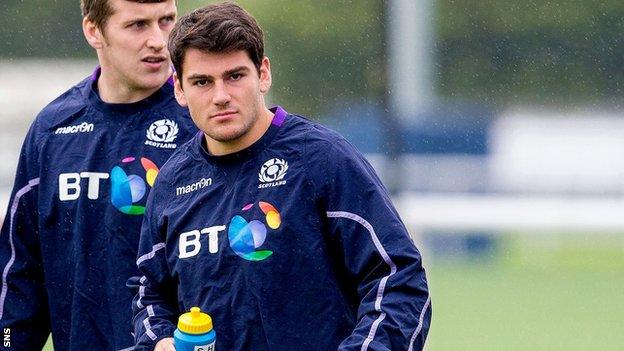 Scotland scrum-half Sam Hidalgo-Clyde