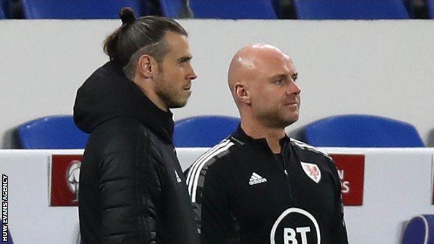 Gareth Bale and Robert Page