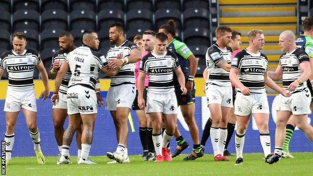 Weakened by international call ups prior to the game, Hull FC named an 18-man squad ahead of their win against Huddersfield