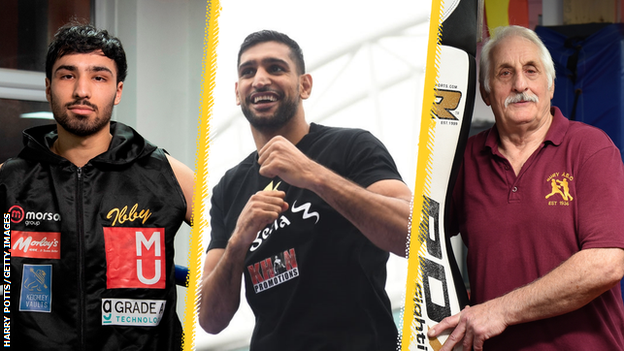 Ibrahim Nadim, Amir Khan and Mick Jelley