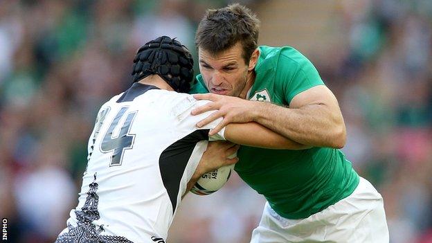 New Zealand-born Jared Payne has won 10 caps for Ireland