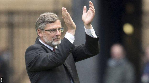 Hearts manager Craig Levein