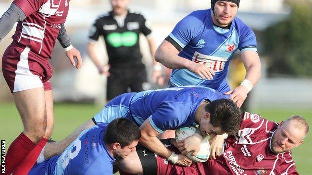 Red Star played in blue on their first trip to Cumbria