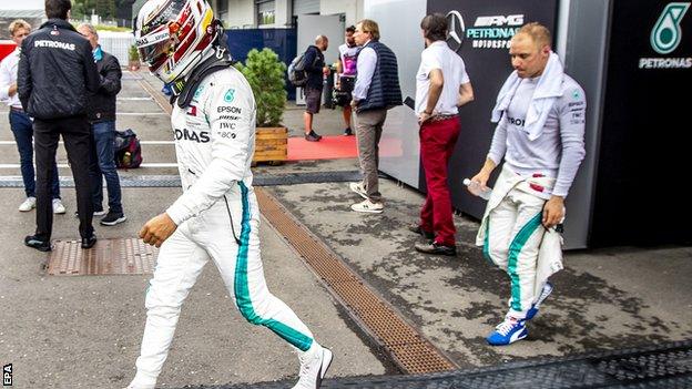 Hamilton and Bottas