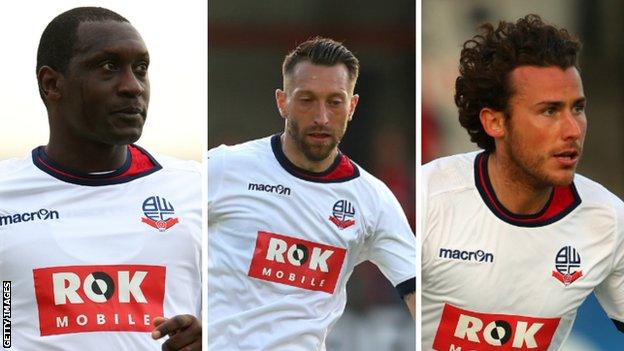 Emile Heskey, Stephen Dobbie and Lawrie Wilson