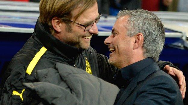 Jurgen Klopp and Jose Mourinho