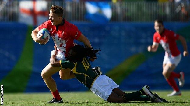 Wales' James Davies was part of the Team GB Sevens side that won silver at the 2016 Olympics in Rio