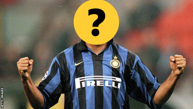 A former Inter Milan player covered by a question mark