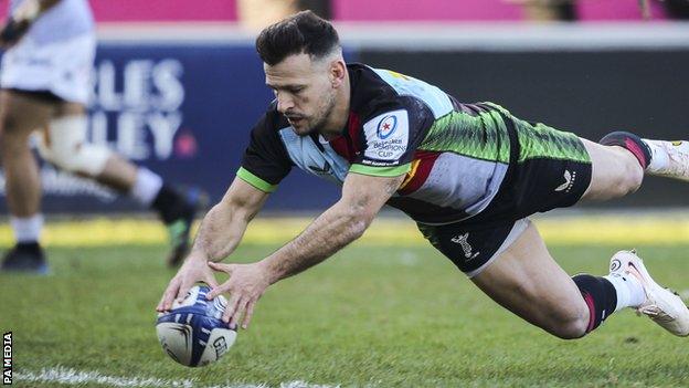 Danny Care scores for Harlequins against Sharks