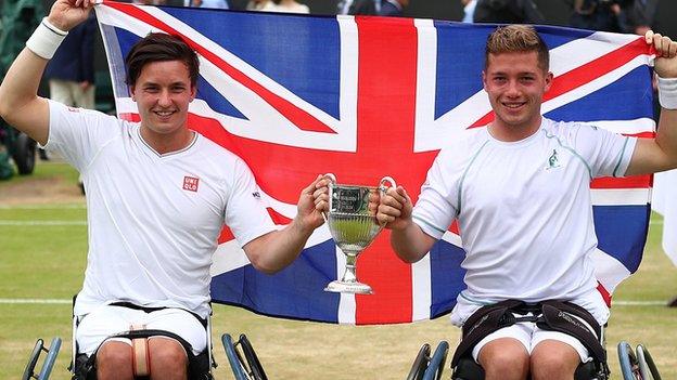 Gordon Reid & Alfie Hewett won the Wimbledon title last summer