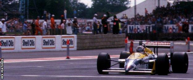 mansell in 87