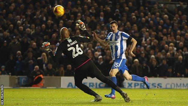 Jamie Murphy scores for Brighton