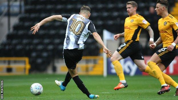 Jorge Grant scores for Notts County