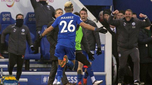 Mahrez scored a stoppage-time 25-yard free-kick to snatch a draw for Leicester City against Bournemouth