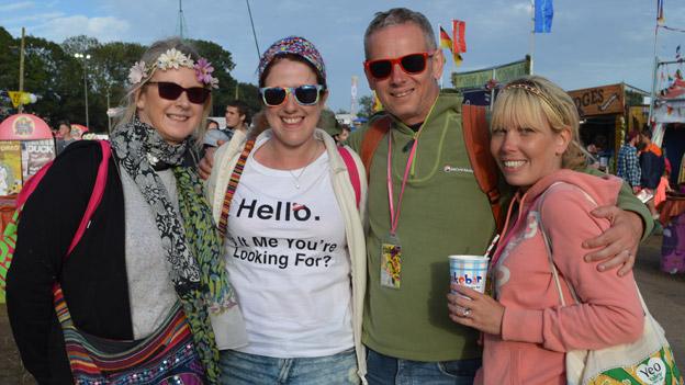 Glastonbury fans