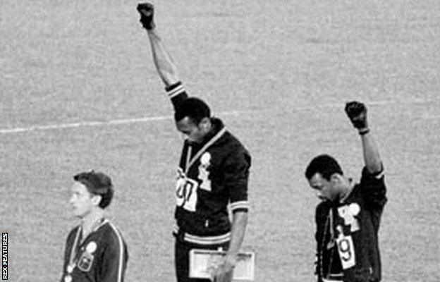 Tommie Smith's black power salute