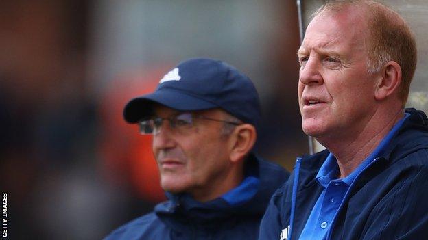 Gary Megson (right) and Tony Pulis