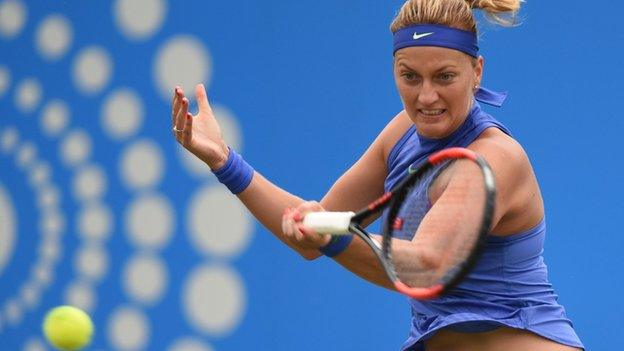 Petra Kvitova reaches Birmingham final