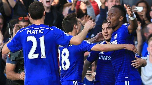 Chelsea celebrate