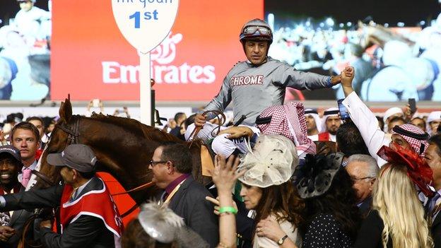 Victor Espinoza on California Chrome