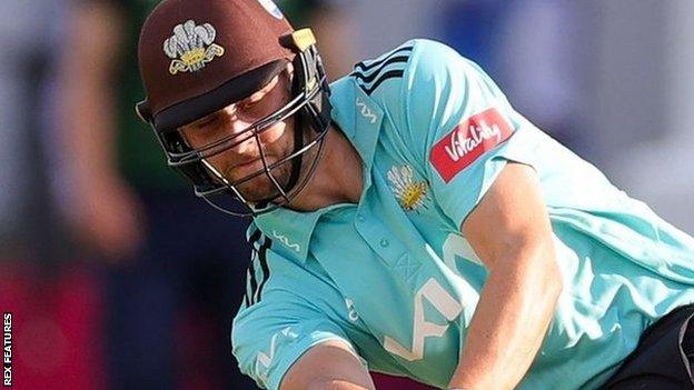 Surrey's Will Jacks took just 15 balls to reach his 50 at Lord's, smashing eight fours and three sixes