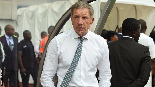 South Africa coach Stuart Baxter