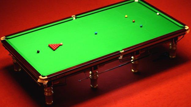 Snooker table