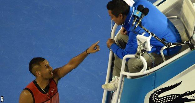 Nick Kyrgios and James Keothavong