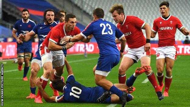 George North has scored 40 tries for Wales in 96 internationals