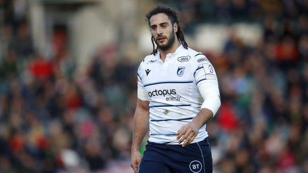 Josh Navidi has made 173 appearances for Cardiff Blues