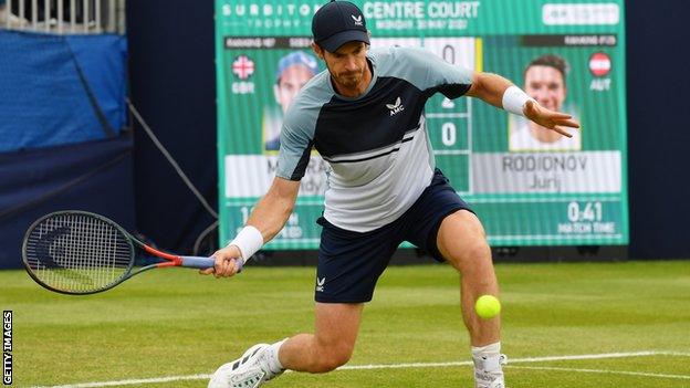 Andy Murray had not played in the Surbiton Trophy since 2004 when he was aged 17