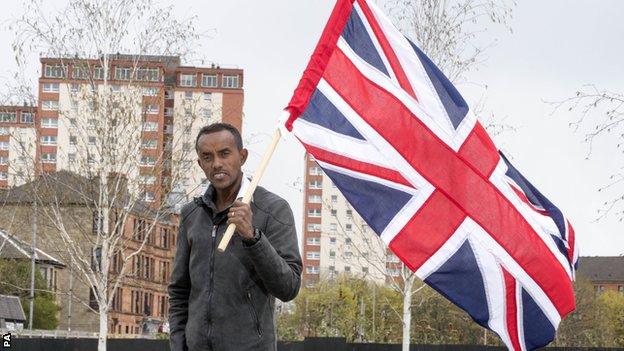 Tsegai Tewelde has been living and running in Glasgow since he was 17