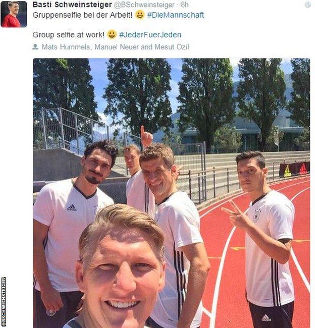 Bastian Schweinsteiger tweet