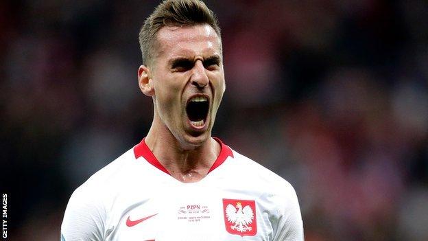 Arkadiusz Milik of Poland