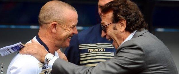 Dave Hockaday and Massimo Cellino