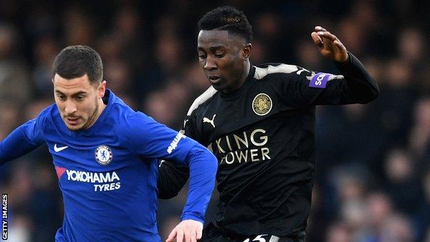 Wilfred Ndidi (right) and Eden Hazard