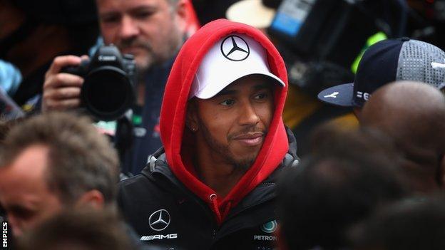 Lewis Hamilton ahead of the Chinese Grand Prix