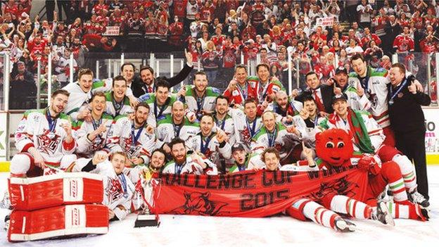 Cardiff Devils beat Sheffield Steelers 2-1 in the final of the 2015 Challenge Cup