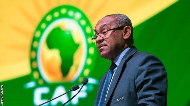 President of the Confederation of African Football Ahmad